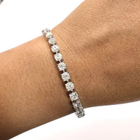 Beauvince Classic Bracelet (9.99 ct Diamonds) in Platinum
