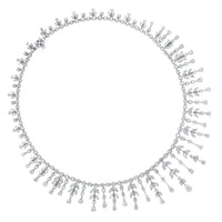 Beauvince Garden of Eden Necklace (20.04 ct Diamonds) in 18K White Gold