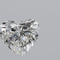 Beauvince GIA HSI1 Certified 2.02 Ct Heart Shape Diamond Studs