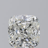 Beauvince Cushion Cut 3 Stone Engagement Ring (3.02 ct HVS1 GIA Diamond)