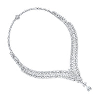 Beauvince Yana Necklace (42.75 ct Diamonds) in 18K White Gold