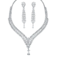 Beauvince Yana Necklace (42.75 ct Diamonds) in 18K White Gold