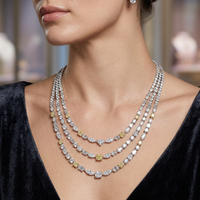 Beauvince Maharani Diamond Necklace (49.82 ct Diamonds) in 18K White Gold