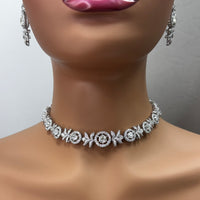 Beauvince Old Diamond Garland Suite (25.83 ct Diamonds) in 18K White Gold