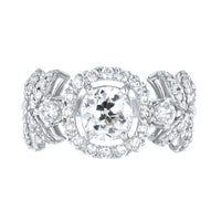 Beauvince Old Diamond Garland Suite (25.83 ct Diamonds) in 18K White Gold