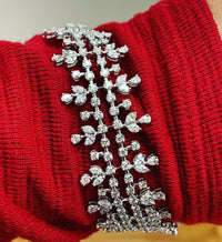 Beauvince Eloise Diamond Bracelet (9.29 ct Diamonds) in White Gold