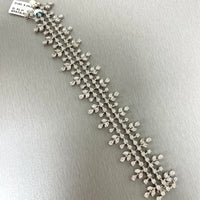 Beauvince Eloise Diamond Bracelet (9.29 ct Diamonds) in White Gold