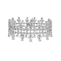 Beauvince Eloise Diamond Bracelet (9.29 ct Diamonds) in White Gold
