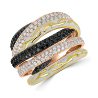 Beauvince East & West Diamonds Band (1.87 ct Diamonds) in Rose Gold