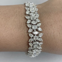 Misha Diamond Bracelet (18.78 ct Diamonds) in Platinum