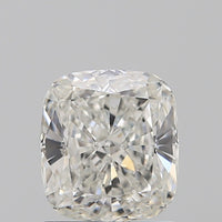 Cushion GIA certified 1.00 ct HVS2 Solitaire Pendant in Adjustable Gold Wheat Chain