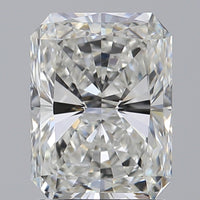 Beauvince GIA Certified 1.60 Carat Radiant HVS1 Engagement Ring in White Gold