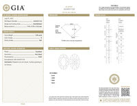 Beauvince GIA Certified 1.00 Carat Oval HVS2 Engagement Ring