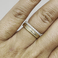 Beauvince Almost Eternity Diamond Band Ring '0.32 Ct Diamonds' in White Gold
