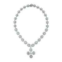 The Sistine Cross Diamond Suite (28.51 ct Diamonds) in White Gold