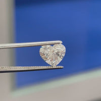 Beauvince GIA Certified 1.61 Ct Heart Shape EVS1 Diamond Custom Pendant or Ring