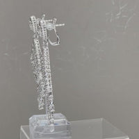 Beauvince Rain Diamond Earrings (15.01 ct Diamonds) in White Gold