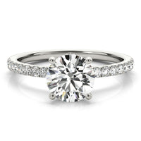 Beauvince GIA Certified 1.50 Carat Round GVS1 Engagement Ring