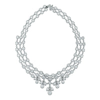 Beauvince Legacy Chandelier Earrings (8.55 ct Diamonds) in White Gold