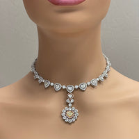 Amore Heart Diamond Suite (29.35 ct Diamonds ) in White Gold