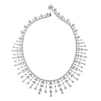 Garden of Eden Diamond Earrings (7.71 ct Diamonds) in White Gold