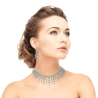 Beauvince Garden of Eden Necklace (20.04 ct Diamonds) in 18K White Gold