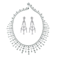 Garden of Eden Diamond Earrings (7.71 ct Diamonds) in White Gold