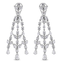 Beauvince Garden of Eden Necklace (20.04 ct Diamonds) in 18K White Gold
