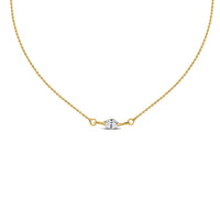Marquise Diamond Anklet (0.26 ct Diamond) in Yellow Gold