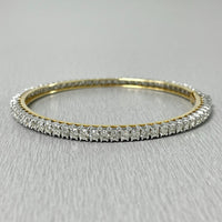 Beauvince Forever Indian Diamond Bangle (5.03 ct Diamonds) in Gold