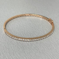 Forever Diamond Bangle (1.60 ct Diamonds) in Rose Gold