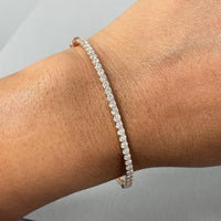 Forever Diamond Bangle (1.60 ct Diamonds) in Rose Gold
