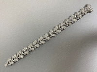 Grapevine Diamond Bracelet (16.81 ct Diamonds) in White Gold