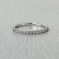 Beauvince Almost Eternity Diamond Band Ring '0.32 Ct Diamonds' in White Gold
