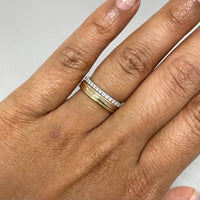Beauvince Almost Eternity Diamond Band Ring '0.32 Ct Diamonds' in White Gold