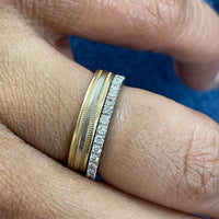 Beauvince Almost Eternity Diamond Band Ring '0.32 Ct Diamonds' in White Gold
