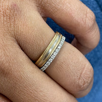 Beauvince Almost Eternity Diamond Band Ring '0.32 Ct Diamonds' in White Gold