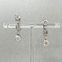 Beauvince Azea Diamond Earrings 3.71 Carat Diamonds in White Gold