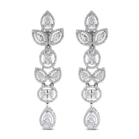 Tara Diamond Necklace & Earrings Suite (31.33 ct Diamonds) in White Gold