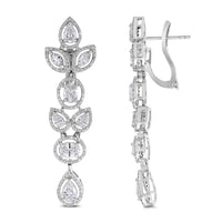 Tara Diamond Necklace & Earrings Suite (31.33 ct Diamonds) in White Gold