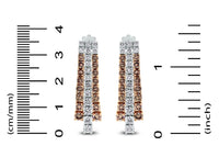 Lisa Rose Diamond Earrings (4.89 ct Diamonds) in Gold