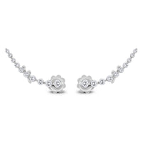 Larissa Ear Climber Cuffs (0.75 ct Diamonds) in White Gold