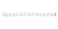 Beauvince Waves & Tides Bracelet (5.99 ct Diamonds) in White Gold