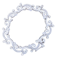 Beauvince Waves & Tides Bracelet (5.99 ct Diamonds) in White Gold