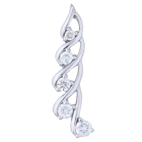 Journey Tales of Time Pendant (0.50 ct Diamonds) in White Gold