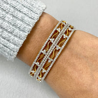 Beauvince Sheena Diamond Bangles (10.59 ct Diamonds) in Gold