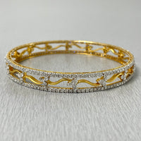 Beauvince Sheena Diamond Bangles (10.59 ct Diamonds) in Gold