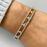 Beauvince Sheena Diamond Bangles (10.59 ct Diamonds) in Gold