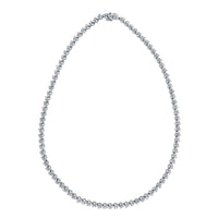 Directions Diamond Tennis Necklace (9.00 ct Diamonds) in White Gold
