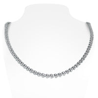 Directions Diamond Tennis Necklace (9.00 ct Diamonds) in White Gold